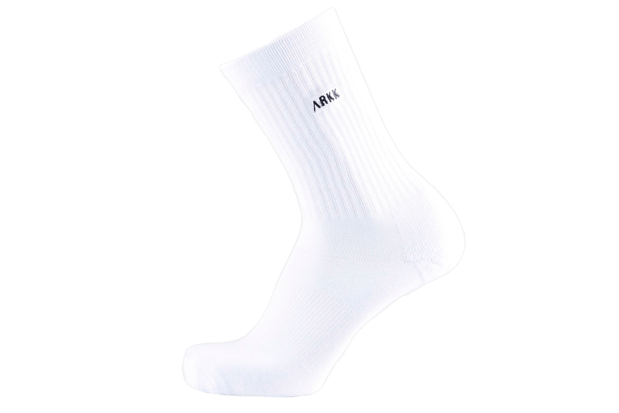 ARKK Accessories The High Sock - Standard White Black - Single Pack Socks